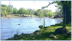 The beautiful Appomattox River.